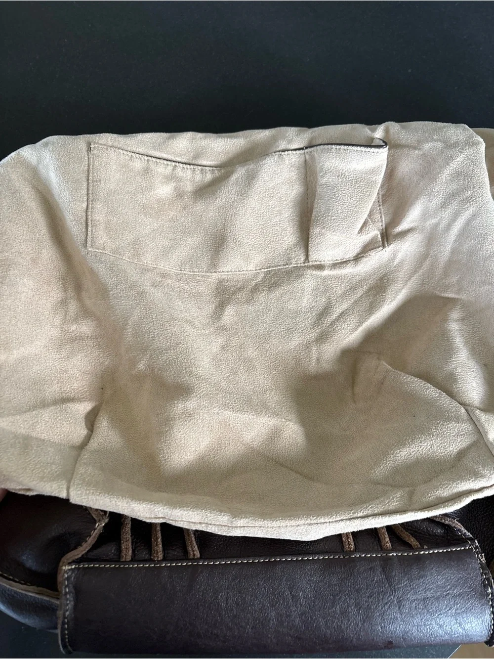 EUC Chocolate Brown Genuine Leather Hobo Shoulder Bag, Charles David Marselles